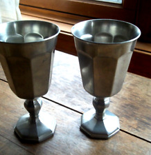 Wine goblets pewter for sale  Whitehouse