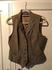 Waistcoat brown check for sale  LONDON