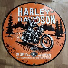 Harley davidson porcelain d'occasion  Expédié en Belgium