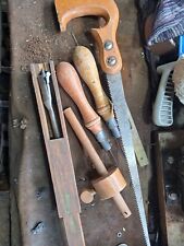 Vintage Woodworking Carpenters Tools Job Lot, used for sale  Shipping to South Africa