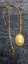 Vintage cameo necklace for sale  TAUNTON