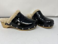 UGGS CLOG Girls Size 13 SLIP ON Black With Lining and Heel for sale  Shipping to South Africa