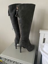 grey knee boots for sale  SHIPLEY