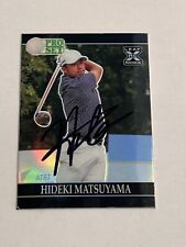 Cartão de novato autografado Hideki Matsuyama 2021 Leaf golfe comprar usado  Enviando para Brazil
