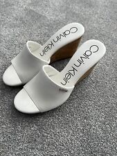white wedge sandals for sale  LEATHERHEAD