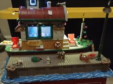 Lemax Houseboat Celebration Merry Christmas Village 2014 for sale  Shipping to South Africa