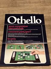 Original 1980’s Othello Board Game French Advertising Poster *RARE* 22x16.5in, used for sale  Shipping to South Africa