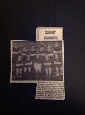 Used, m1-5 ephemera 1949 Picture S W Essex Tech School Xi Football Team Pasola for sale  Shipping to South Africa