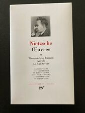 Nietzsche. oeuvres ii d'occasion  Levens