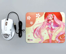 Conjunto de mouse e mouse pad Hatsune Miku Bandai SAKURA brilhante, usado comprar usado  Enviando para Brazil