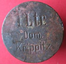 Old Rare Schlesien token Dom. Krippitz - 1 l - UNLISTED - więcej na ebay.pl na sprzedaż  PL