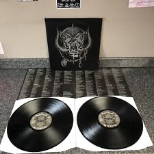 DOUBLE LP SPECIAL EDITION LEATHER COVER MOTORHEAD NO REMORSE MOTOR 1 NM/NM 1984, usado comprar usado  Enviando para Brazil