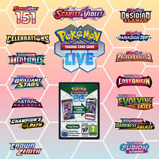 Pokemon TCG Live Online Codes Cards ALL SETS FAST via Ebay Message for sale  Shipping to South Africa