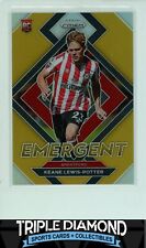2022-23 Panini Prizm EPL Keane Lewis-Potter Rookie Emergent Gold Prizm #/10 R206 for sale  Shipping to South Africa