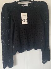Zara black crochet for sale  ROCHESTER