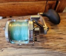 Snowbee Deep Blue 10 trolling thumb lever drag boat reel, silver, RHW for sale  Shipping to South Africa