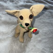 Brinquedo de Pelúcia Vintage Applause "Yo Quiero" Taco Bell Chihuahua Cachorro com Rosa comprar usado  Enviando para Brazil
