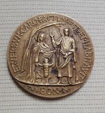 Medaglia bronzo chiesa usato  Roma