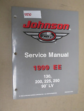 OEM 1998 JOHNSON OUTBOARD SERVICE MANUAL 1999 EE 130-250 90° LV P/N 787032 for sale  Shipping to South Africa