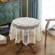 Toalhas de mesa redondas luxuosas pastorais de crochê para jantar decorativas para casa comprar usado  Enviando para Brazil