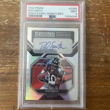 2022 PANINI PRIZM FOOTBALL SENSATIONAL SIGNATURES ROD SMITH AUTO /149 PSA9  for sale  Shipping to South Africa