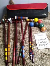 wooden croquet set for sale  Shipping to Ireland