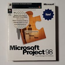 Used, Microsoft Project 98 Full Version Sample For PC Maybe New for sale  Shipping to South Africa