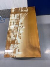 Mesa de centro con tapa de vidrio tintado Brooklyn Bridge segunda mano  Embacar hacia Argentina