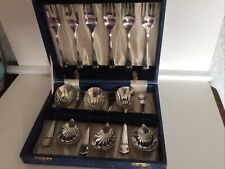 Vintage Silver Plate EPNS Set Of Six Fluted Dessert Spoons And Forks Preowned for sale  Shipping to South Africa