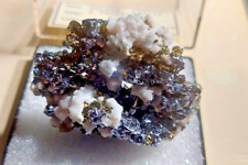 Used, GALENA BRILLIANT CRYSTALS, PYRITES & WHITE CALCITES / Naica Chihuahua Mex.GM42 for sale  Shipping to South Africa