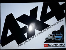 Daihatsu fourtrack brochure for sale  BOURNE