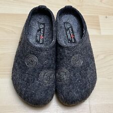 Used, Haflinger Grizzly Cuoricini Grey Felt Wool Mule Clogs Size 38 for sale  Lake Worth