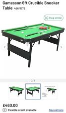 6ft folding snooker for sale  WAKEFIELD