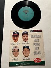 1962 Baseball Tips From The Stars 45 discos Don Drysdale Spahn PODRES Joey Jay  comprar usado  Enviando para Brazil