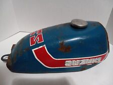 Vintage Suzuki TS125 TS250 ? Motorcycle Gas Fuel Tank Blue & Red 1970’s? for sale  Bucyrus