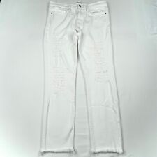 Jeans feminino FRAME jeans Le Boy desgastado branco 29 comprar usado  Enviando para Brazil