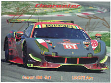 Used, Autograph, Sawa / Sun / Griffin - Ferrari 488 GT3 - Clearwater Racing - LMGTE Am for sale  Shipping to South Africa
