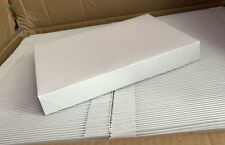2 Pc White Cardboard Apparel Box / Gift Boxes 100 Boxes / Case 10 x 7 x 1.25”, used for sale  Shipping to South Africa