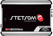 Amplificador Stetsom EX 8000 EQ 1-ohm 8000W RMS 1 canal, usado comprar usado  Enviando para Brazil