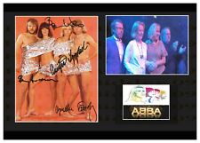 Mounted signed abba for sale  UK