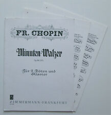 Chopin minuten walzer gebraucht kaufen  Mettlach