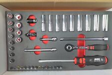 Wurth Zebra socket set 1/4" drive and Torx, Allen Key, Pozi and Straight tips for sale  Shipping to South Africa
