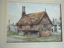 R.Siger, original painting in inks, Moot Hall, Alderburgh for sale  Shipping to South Africa