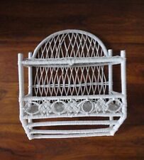 Vtg white wicker for sale  Shipping to Ireland