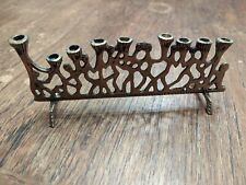 Brutalist brass menorah for sale  Portland