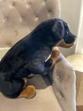 ENORME Douglas Rottweiler Cachorro 24” Brinquedo de Pelúcia Muito Bom Estado Parece Real comprar usado  Enviando para Brazil