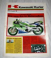 Kawasaki kurier german for sale  SOUTHAMPTON