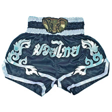 SHORTS MUAY THAI LUTA KICK BOXE MMA LUMPINI MARCA ELEFANTE PRETO TAMANHO M CETIM comprar usado  Enviando para Brazil