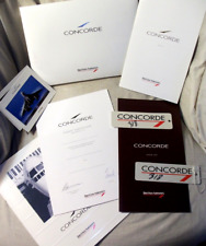 Concorde folder menu for sale  BEXLEYHEATH