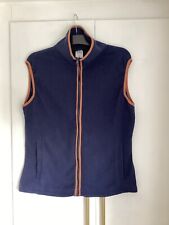 Navy gilet tan for sale  WARRINGTON